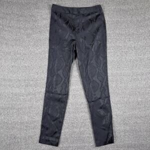 Luba Joy Pants Women’s 10 Black Snakesin Emo Goth Grunge Casual Y2K NWT